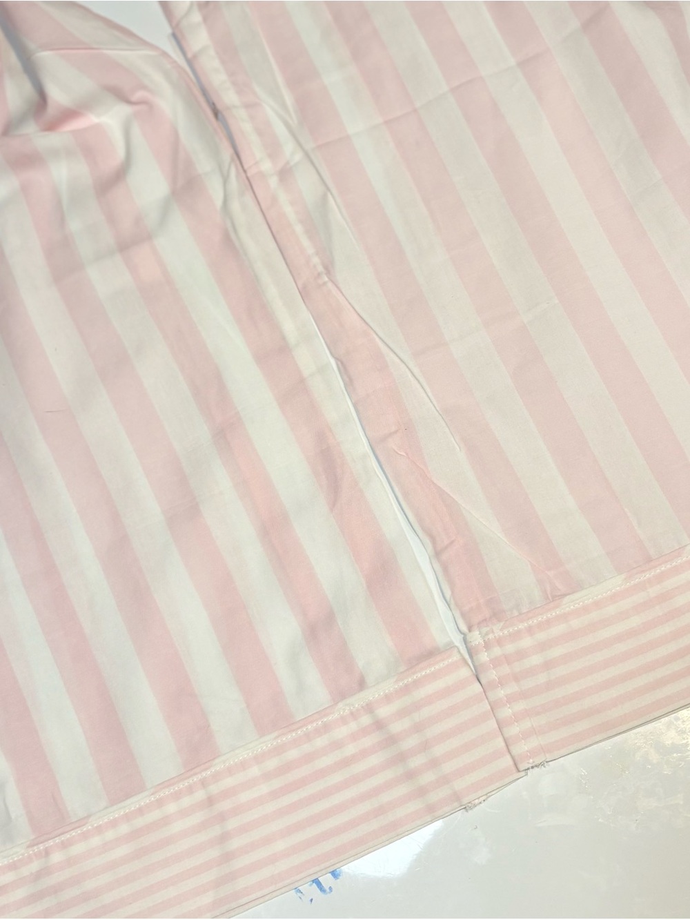 Victoria's Secret pink and white striped pajama pants large - Picture 8 of 9